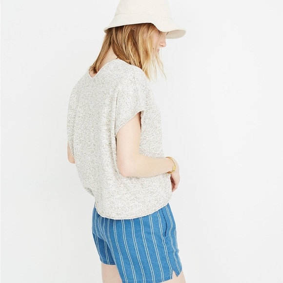 Madewell Cream V-Neck Sweater - Picture 3 of 14
